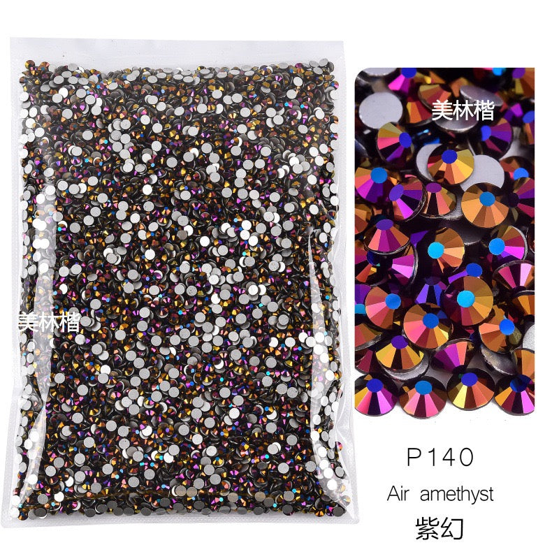 ( P132 - P167 ) Bulk Bag 14400pcs - Glass Rhinestones