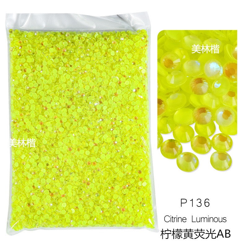 ( P132 - P167 ) Bulk Bag 14400pcs - Glass Rhinestones
