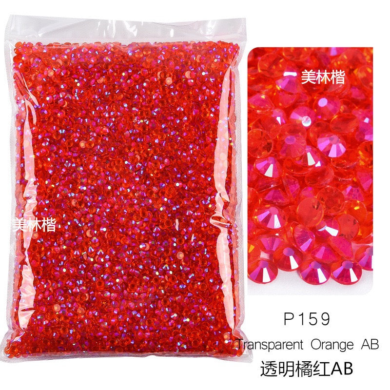( P132 - P167 ) Bulk Bag 14400pcs - Glass Rhinestones