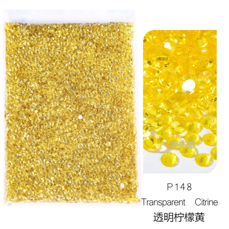 ( P132 - P167 ) Bulk Bag 14400pcs - Glass Rhinestones
