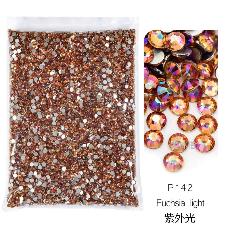 ( P132 - P167 ) Bulk Bag 14400pcs - Glass Rhinestones