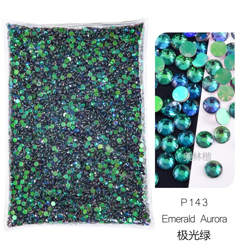 ( P132 - P167 ) Bulk Bag 14400pcs - Glass Rhinestones
