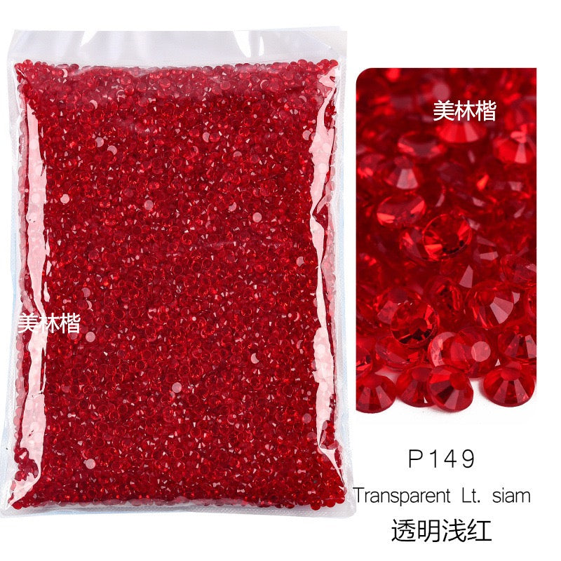 ( P132 - P167 ) Bulk Bag 14400pcs - Glass Rhinestones