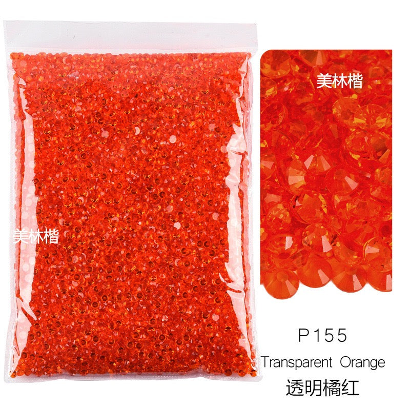 ( P132 - P167 ) Bulk Bag 14400pcs - Glass Rhinestones