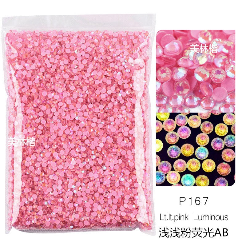 ( P132 - P167 ) Bulk Bag 14400pcs - Glass Rhinestones