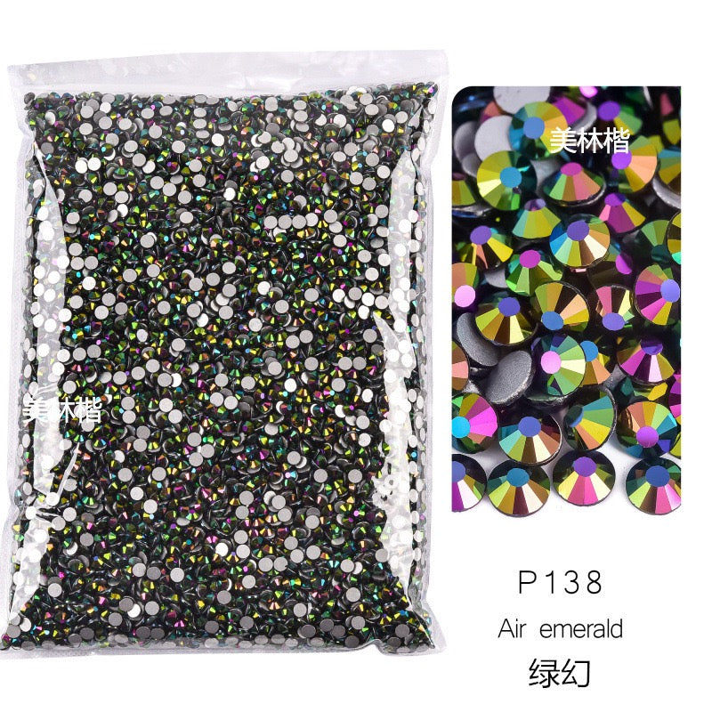 ( P132 - P167 ) Bulk Bag 14400pcs - Glass Rhinestones