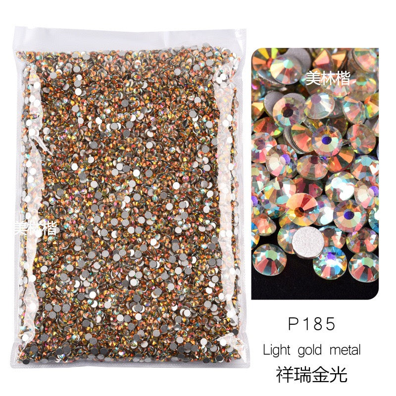 ( P168 - P202 ) Bulk Bag 14400pcs - Glass Rhinestones
