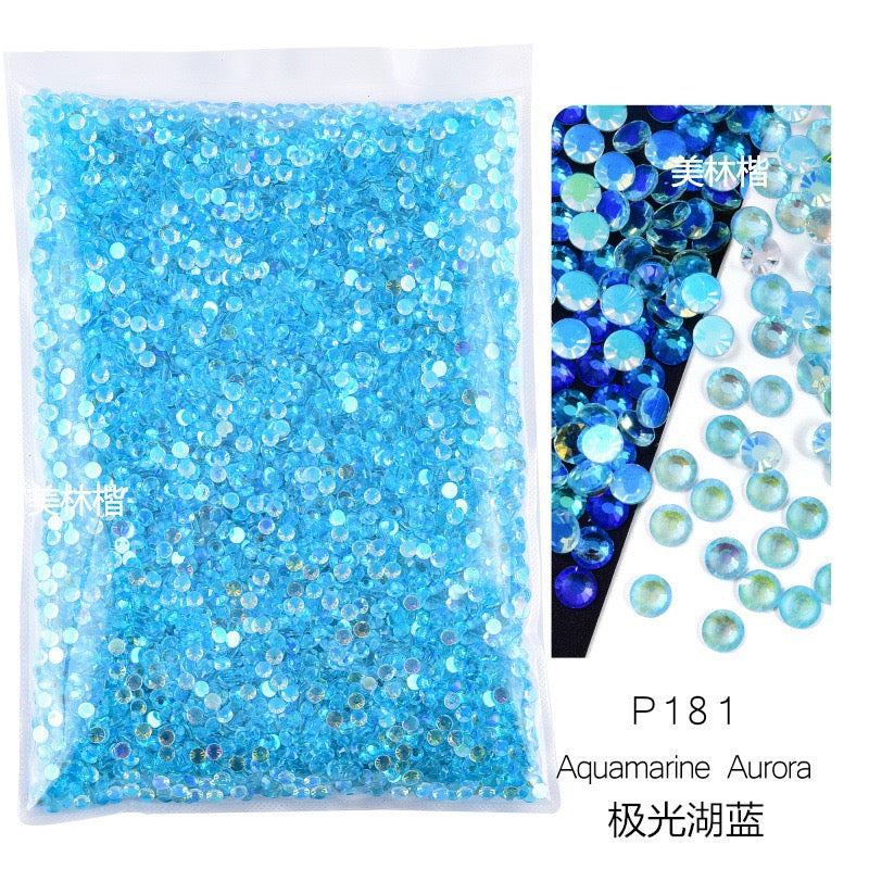 ( P168 - P202 ) Bulk Bag 14400pcs - Glass Rhinestones