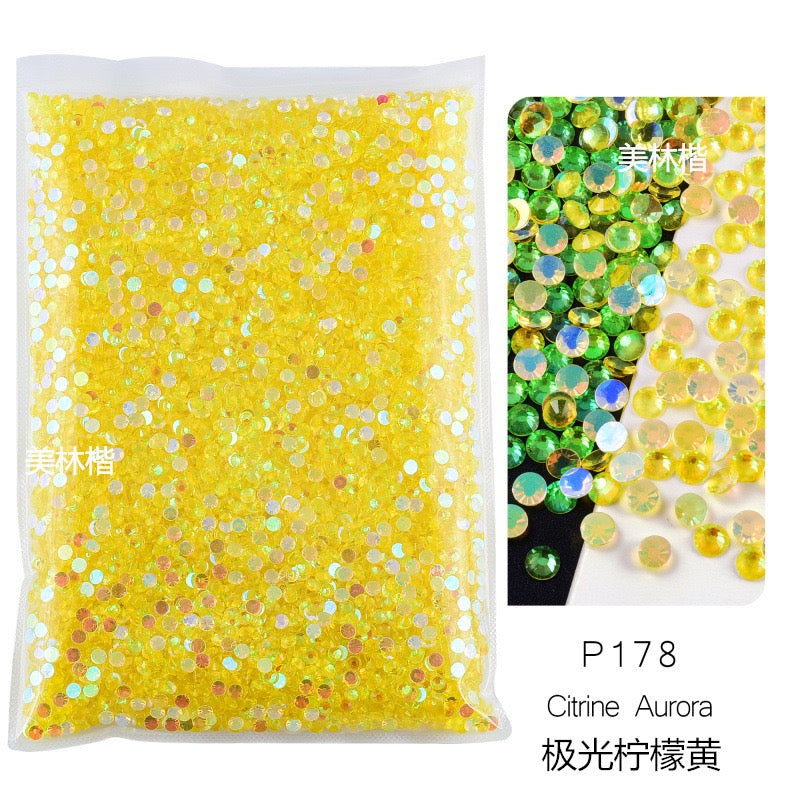 ( P168 - P202 ) Bulk Bag 14400pcs - Glass Rhinestones