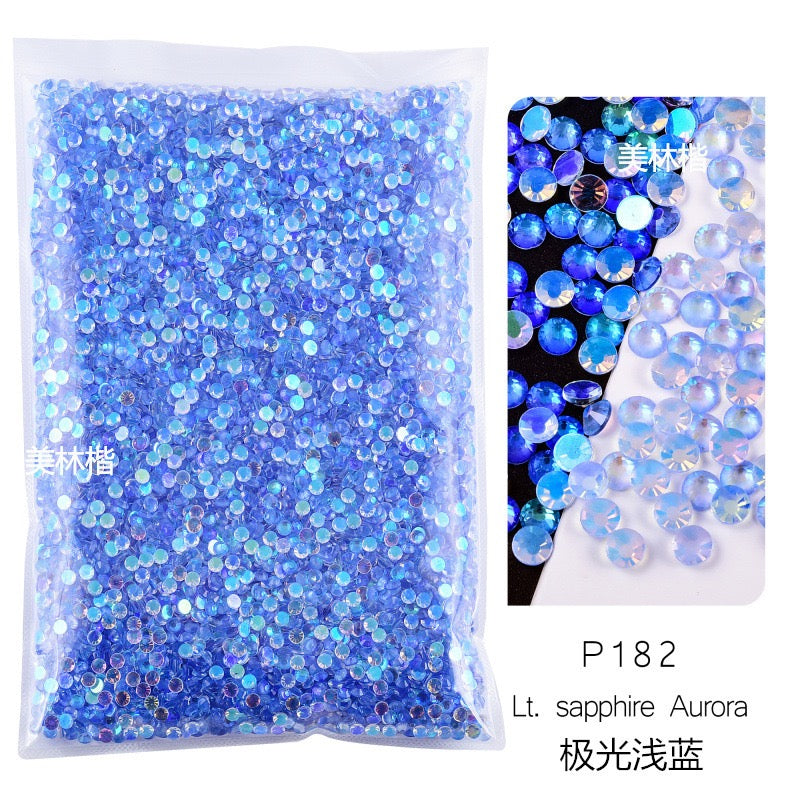 ( P168 - P202 ) Bulk Bag 14400pcs - Glass Rhinestones