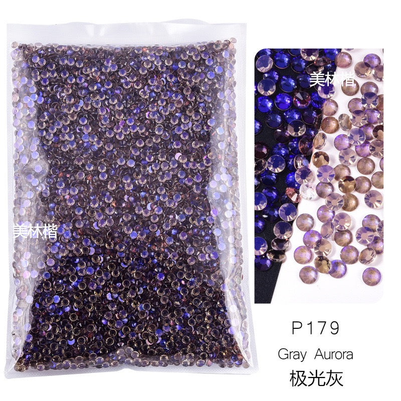( P168 - P202 ) Bulk Bag 14400pcs - Glass Rhinestones