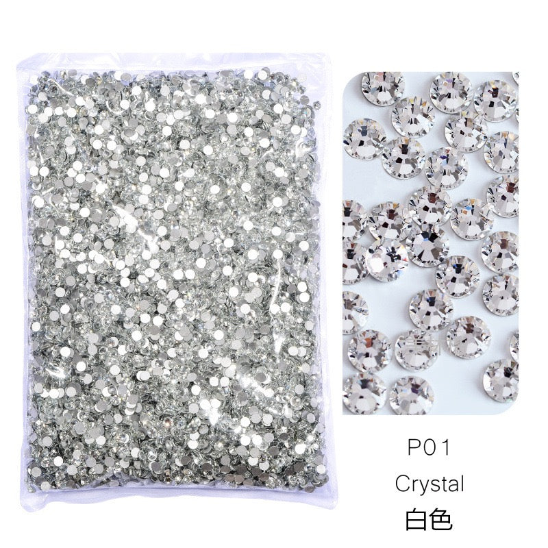 ( P168 - P202 ) Bulk Bag 14400pcs - Glass Rhinestones