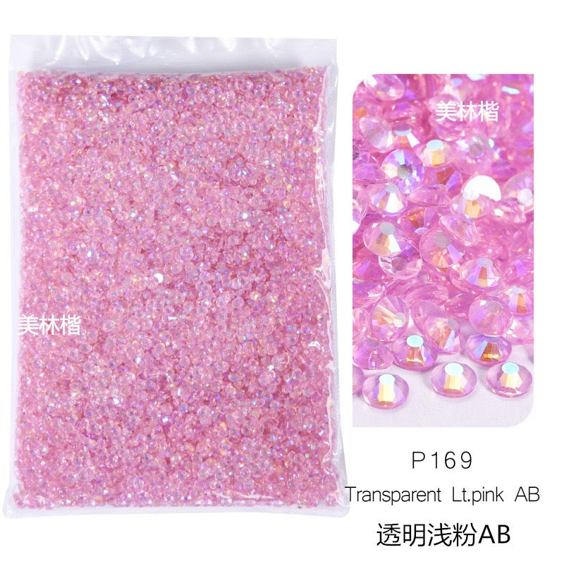 ( P168 - P202 ) Bulk Bag 14400pcs - Glass Rhinestones