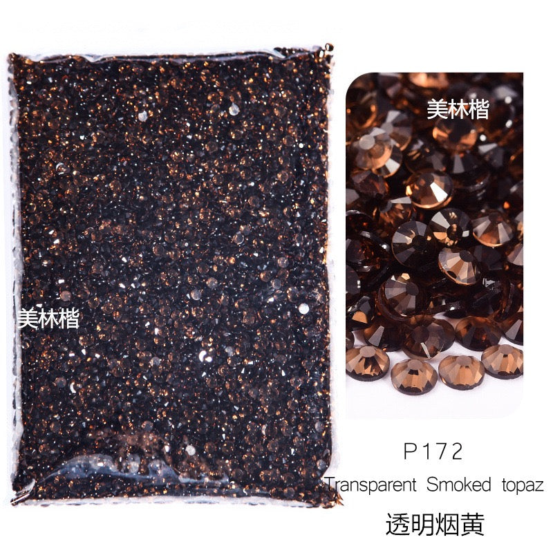 ( P168 - P202 ) Bulk Bag 14400pcs - Glass Rhinestones