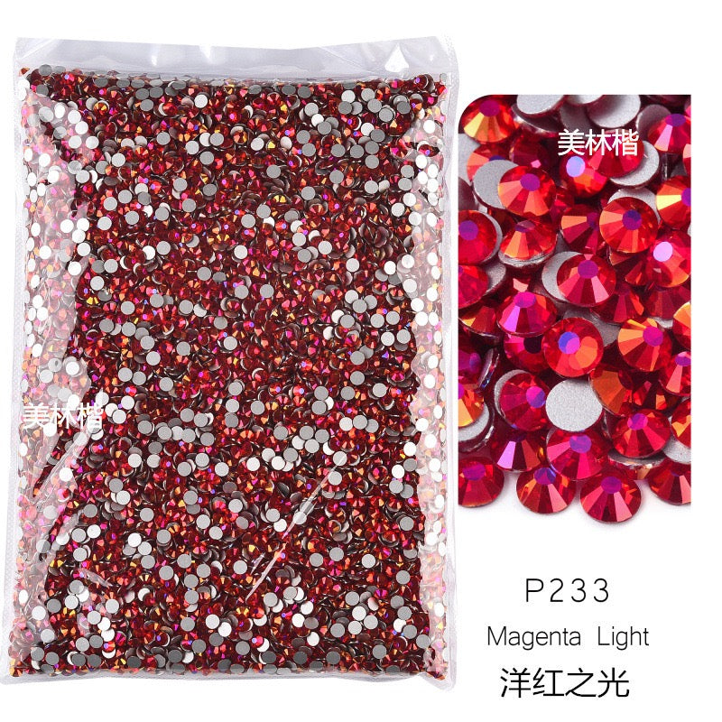 ( P214 - P250 ) Bulk Bag 14400pcs - Glass Rhinestones