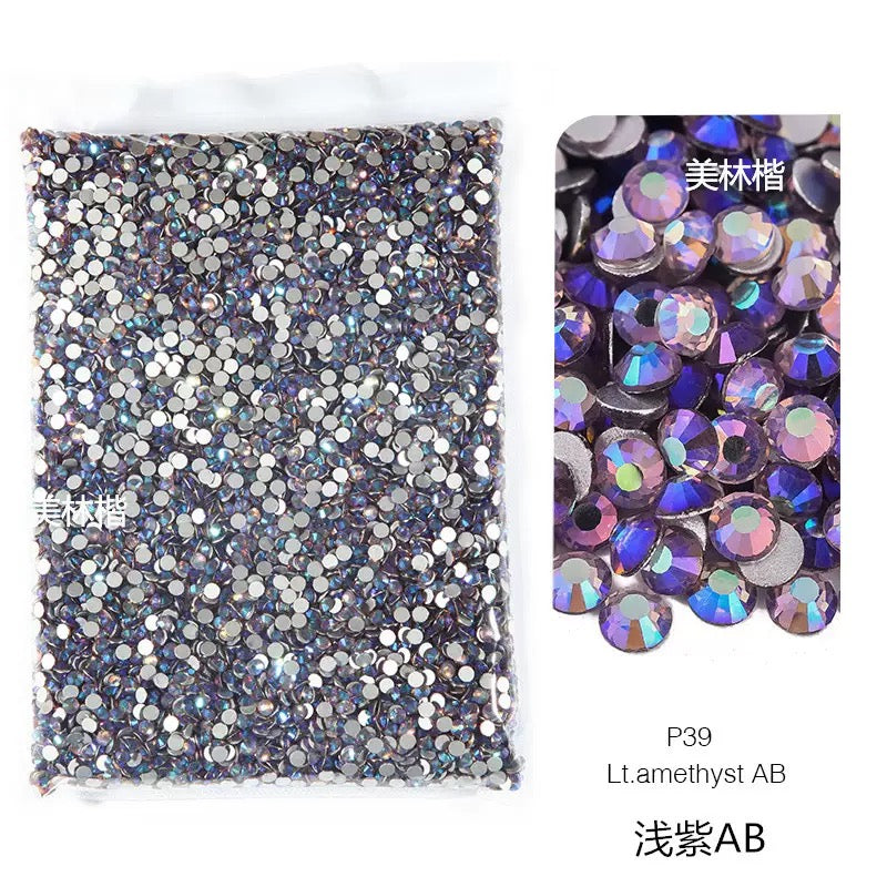 ( P1 - P70 ) Bulk Bag 14400pcs - Glass Rhinestones