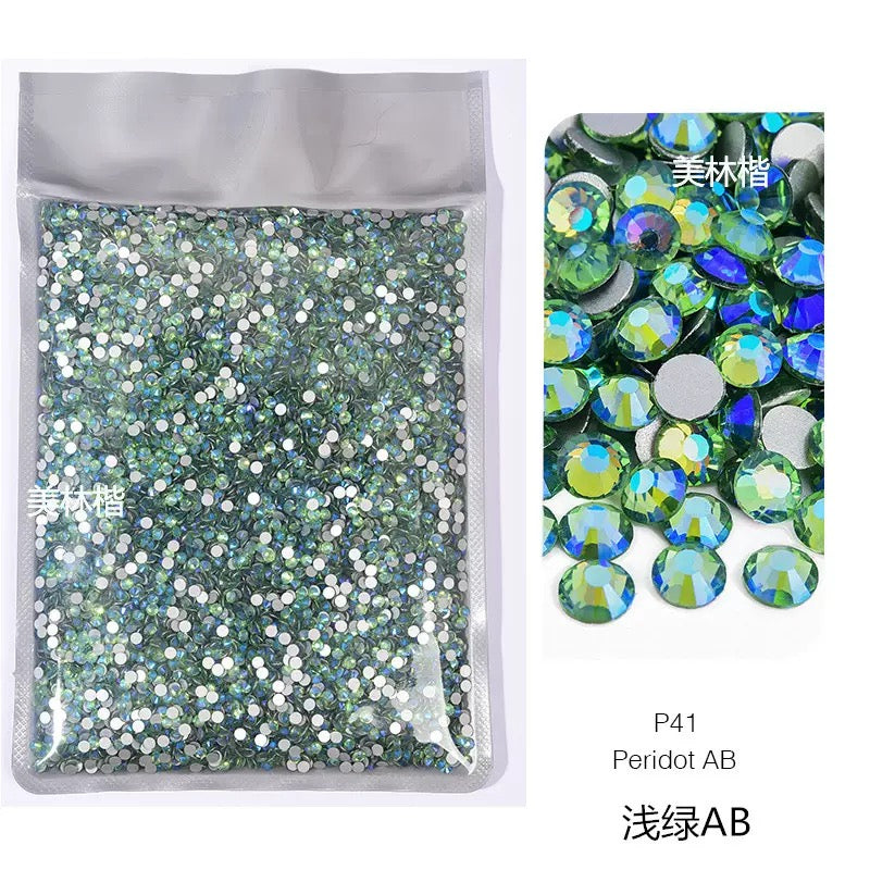 ( P1 - P70 ) Bulk Bag 14400pcs - Glass Rhinestones