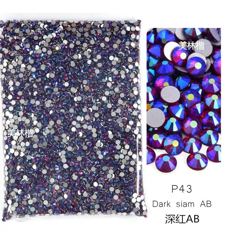 ( P1 - P70 ) Bulk Bag 14400pcs - Glass Rhinestones