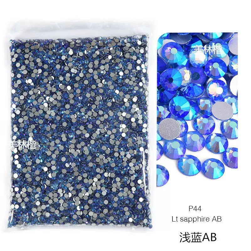 ( P1 - P70 ) Bulk Bag 14400pcs - Glass Rhinestones