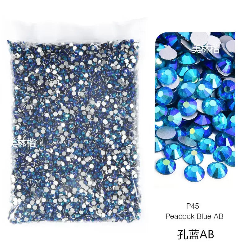 ( P1 - P70 ) Bulk Bag 14400pcs - Glass Rhinestones