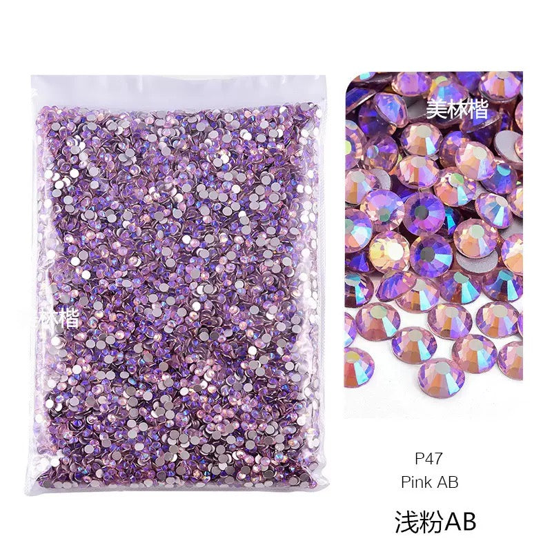 ( P1 - P70 ) Bulk Bag 14400pcs - Glass Rhinestones