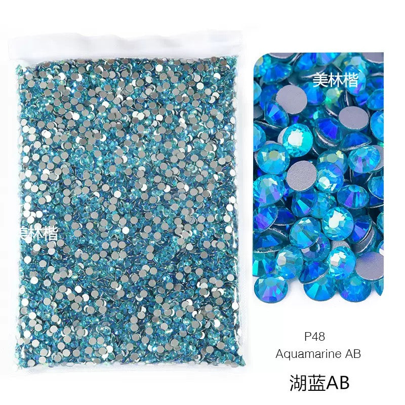 ( P1 - P70 ) Bulk Bag 14400pcs - Glass Rhinestones
