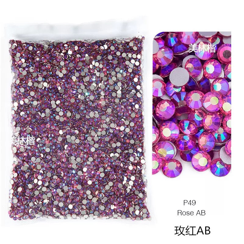 ( P1 - P70 ) Bulk Bag 14400pcs - Glass Rhinestones