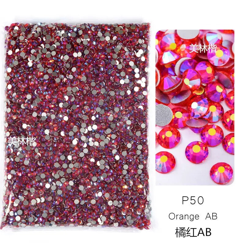 ( P1 - P70 ) Bulk Bag 14400pcs - Glass Rhinestones