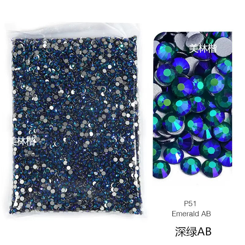 ( P1 - P70 ) Bulk Bag 14400pcs - Glass Rhinestones
