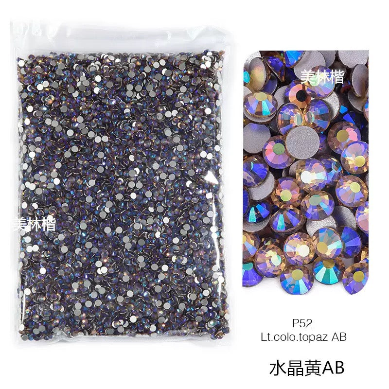 ( P1 - P70 ) Bulk Bag 14400pcs - Glass Rhinestones