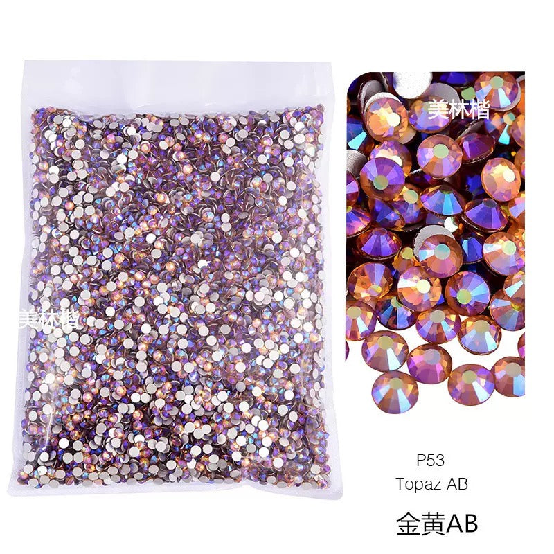 ( P1 - P70 ) Bulk Bag 14400pcs - Glass Rhinestones