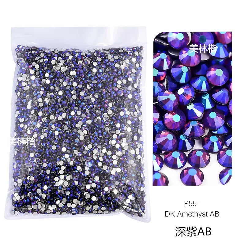 ( P1 - P70 ) Bulk Bag 14400pcs - Glass Rhinestones