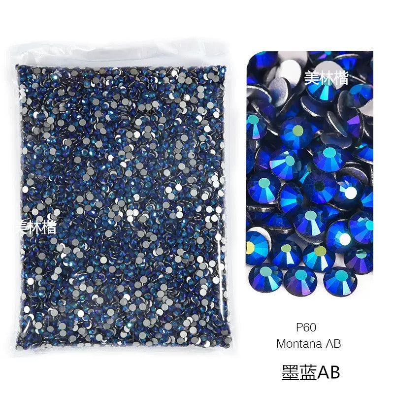 ( P1 - P70 ) Bulk Bag 14400pcs - Glass Rhinestones