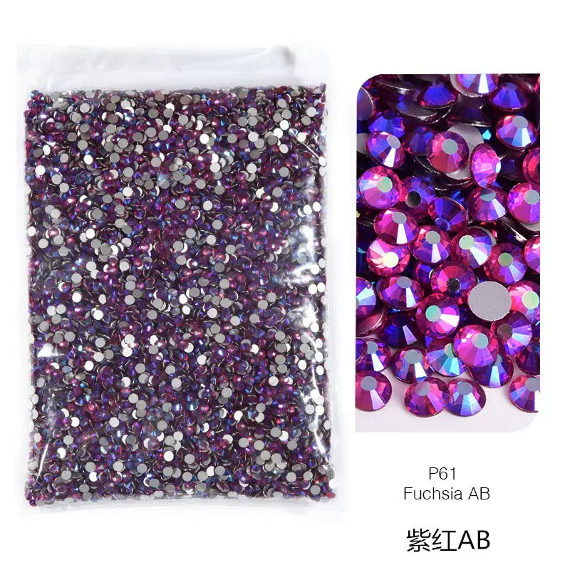 ( P1 - P70 ) Bulk Bag 14400pcs - Glass Rhinestones