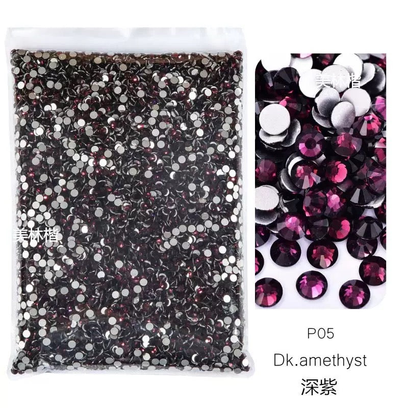 ( P1 - P70 ) Bulk Bag 14400pcs - Glass Rhinestones