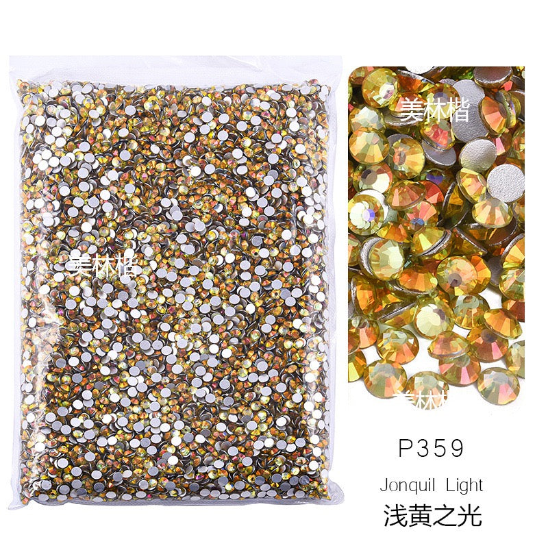 ( P312 - P359 ) Bulk Bag 14400pcs - Glass Rhinestones