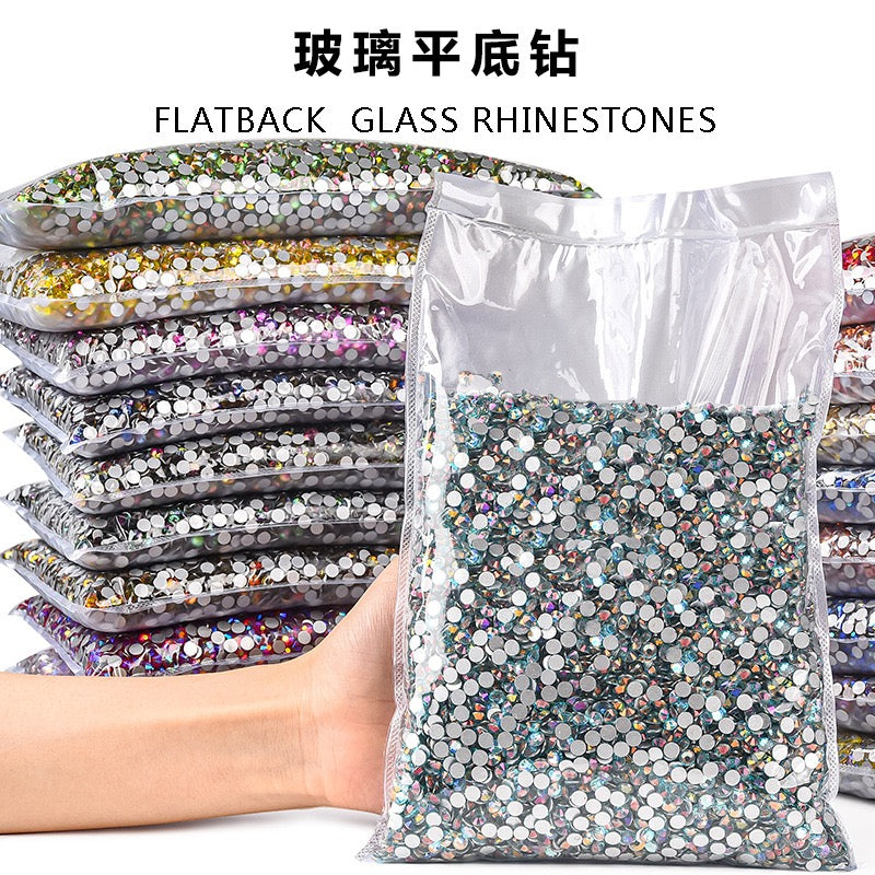 ( P360 - P394 ) Bulk Bag 14400pcs - Glass Rhinestones