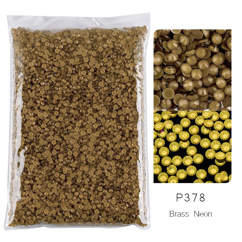( P360 - P394 ) Bulk Bag 14400pcs - Glass Rhinestones