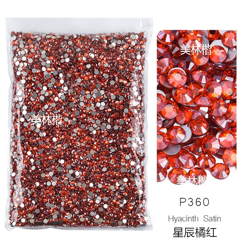 ( P360 - P394 ) Bulk Bag 14400pcs - Glass Rhinestones