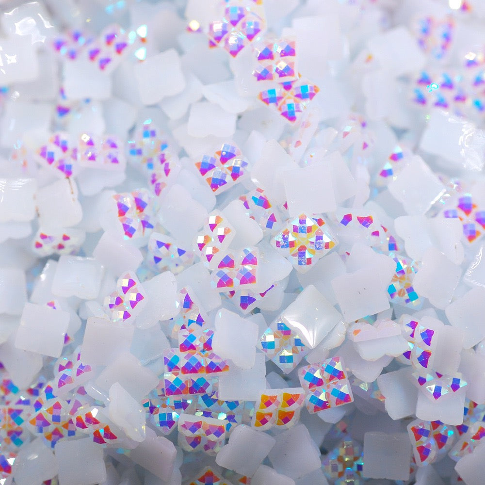 Square Resin Rhinestone - 4*4MM Wholesale Bag (Free Shipping)