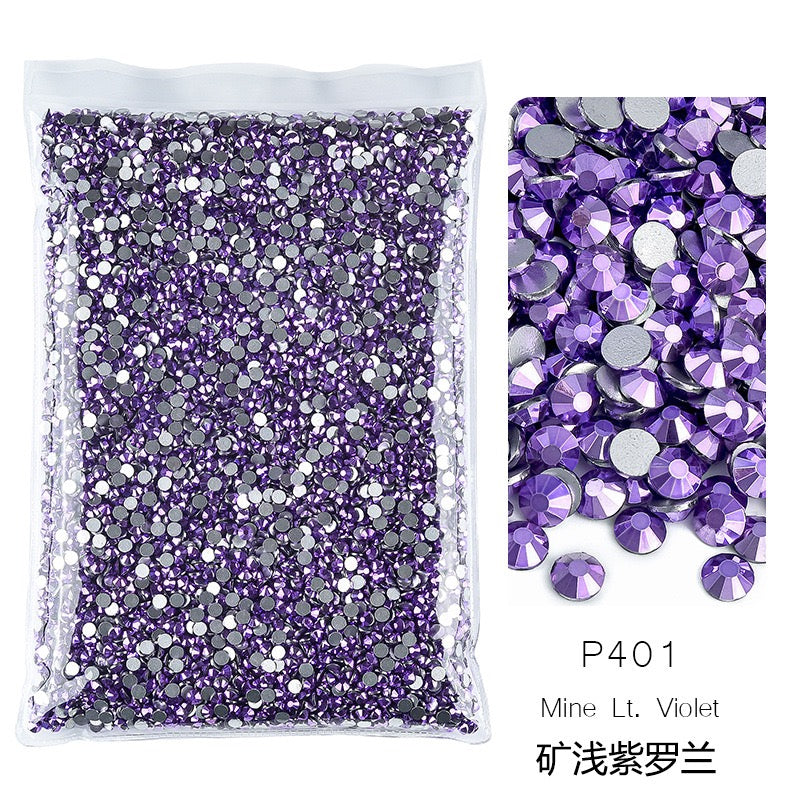 ( P395 - P434 ) Bulk Bag 14400pcs - Glass Rhinestones