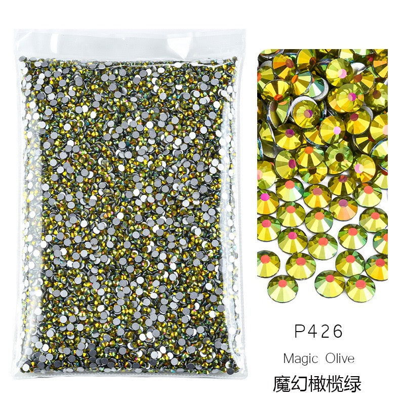 ( P395 - P434 ) Bulk Bag 14400pcs - Glass Rhinestones