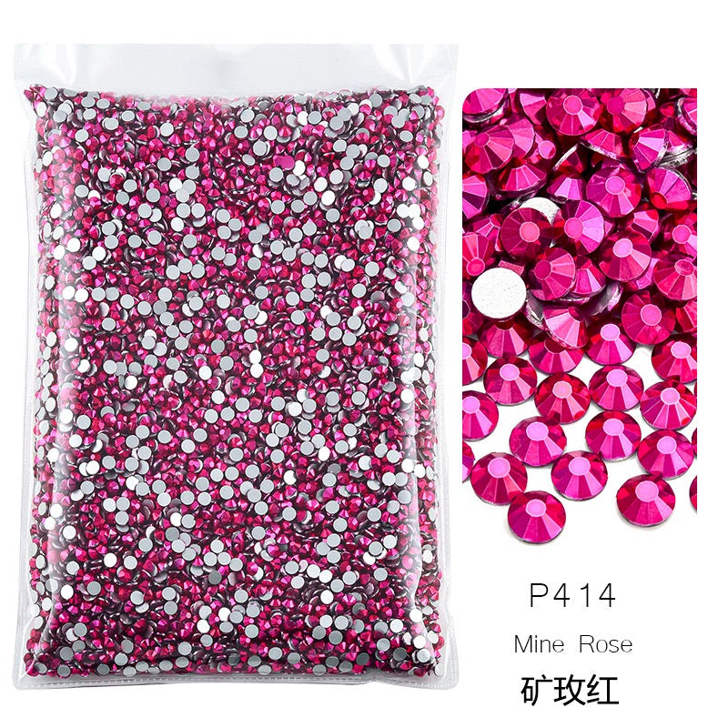 ( P395 - P434 ) Bulk Bag 14400pcs - Glass Rhinestones