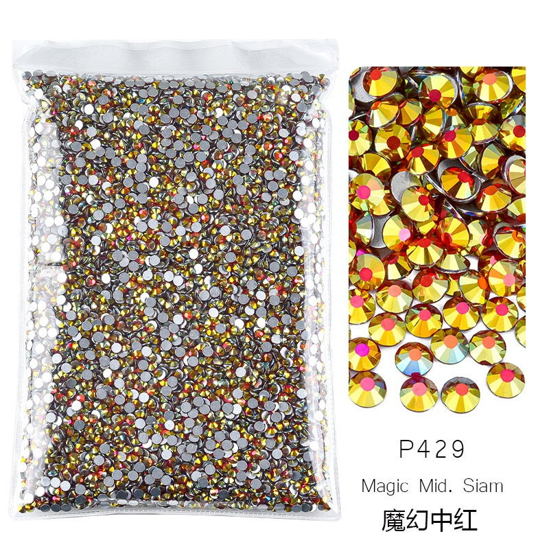 ( P395 - P434 ) Bulk Bag 14400pcs - Glass Rhinestones