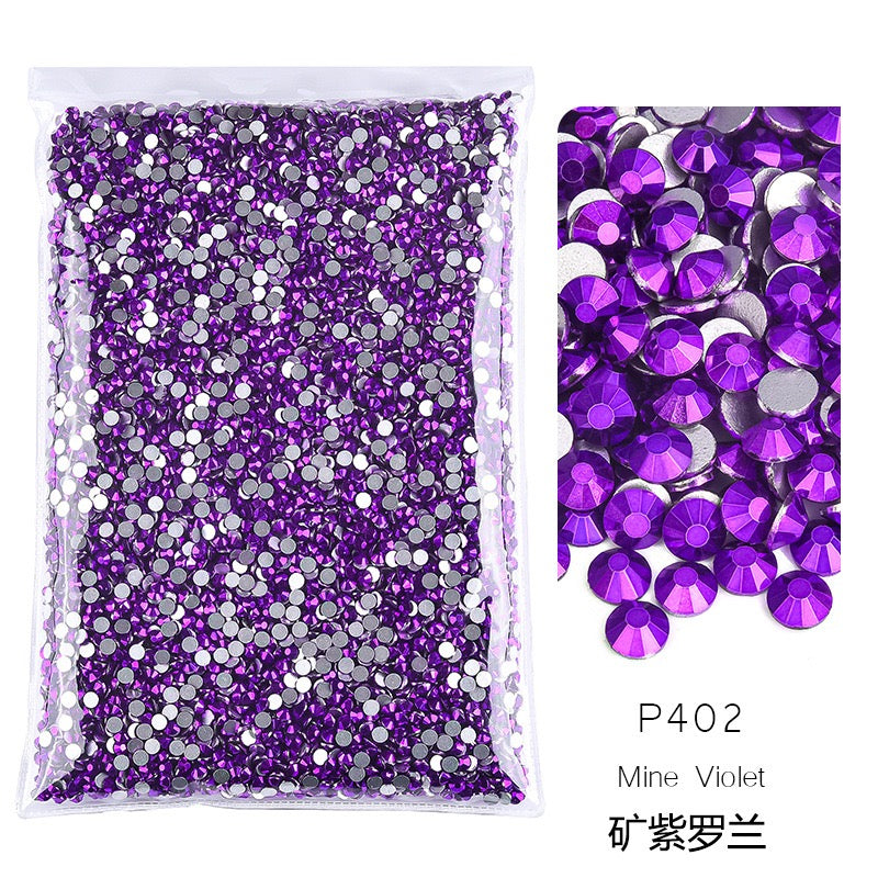( P395 - P434 ) Bulk Bag 14400pcs - Glass Rhinestones