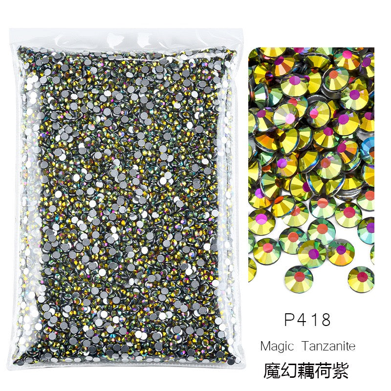 ( P395 - P434 ) Bulk Bag 14400pcs - Glass Rhinestones
