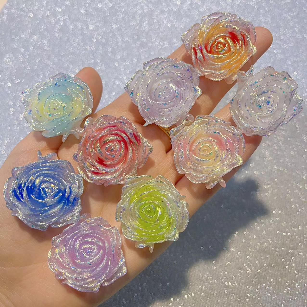 blink Luminous Rose Flower  ( 36mm )