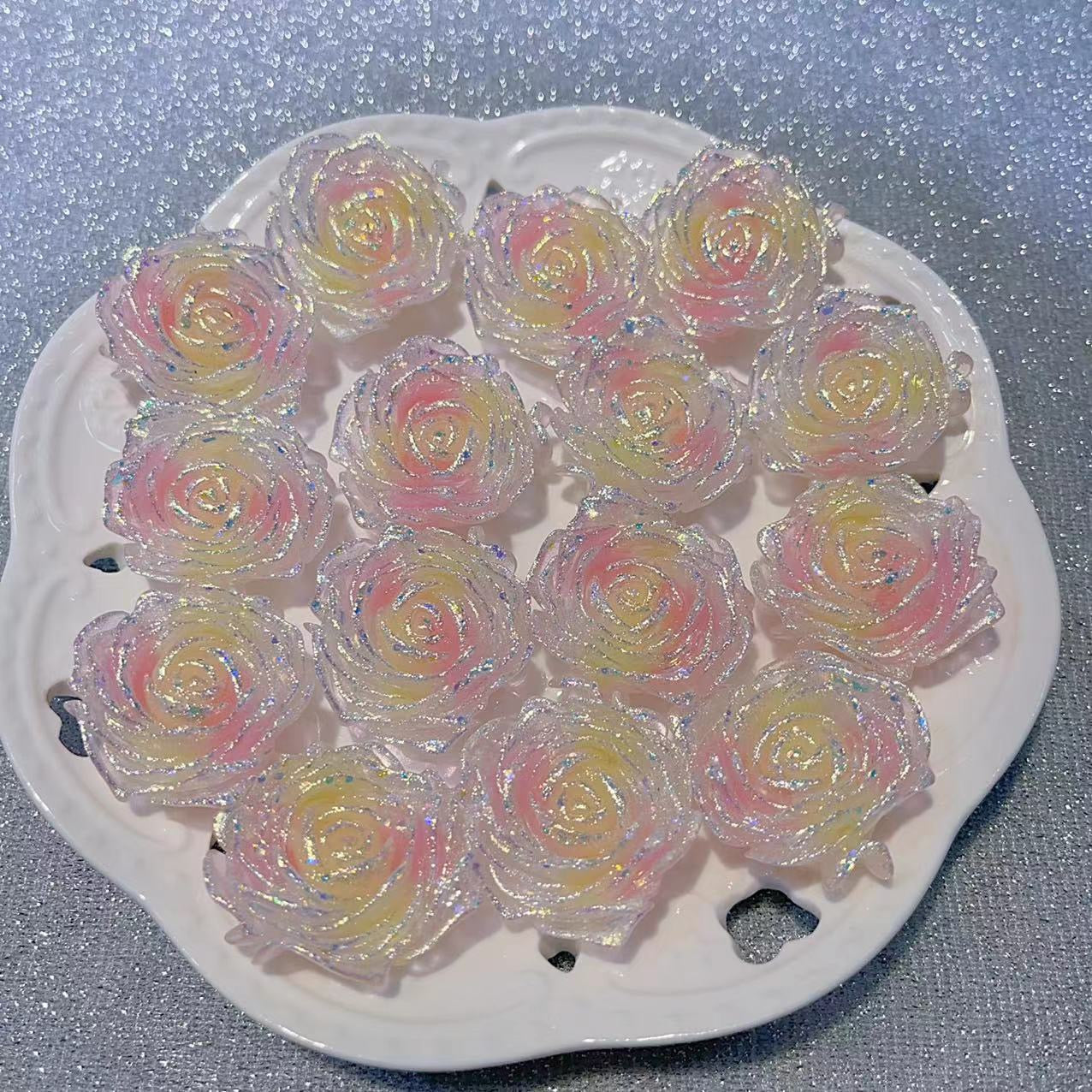blink Luminous Rose Flower  ( 36mm )