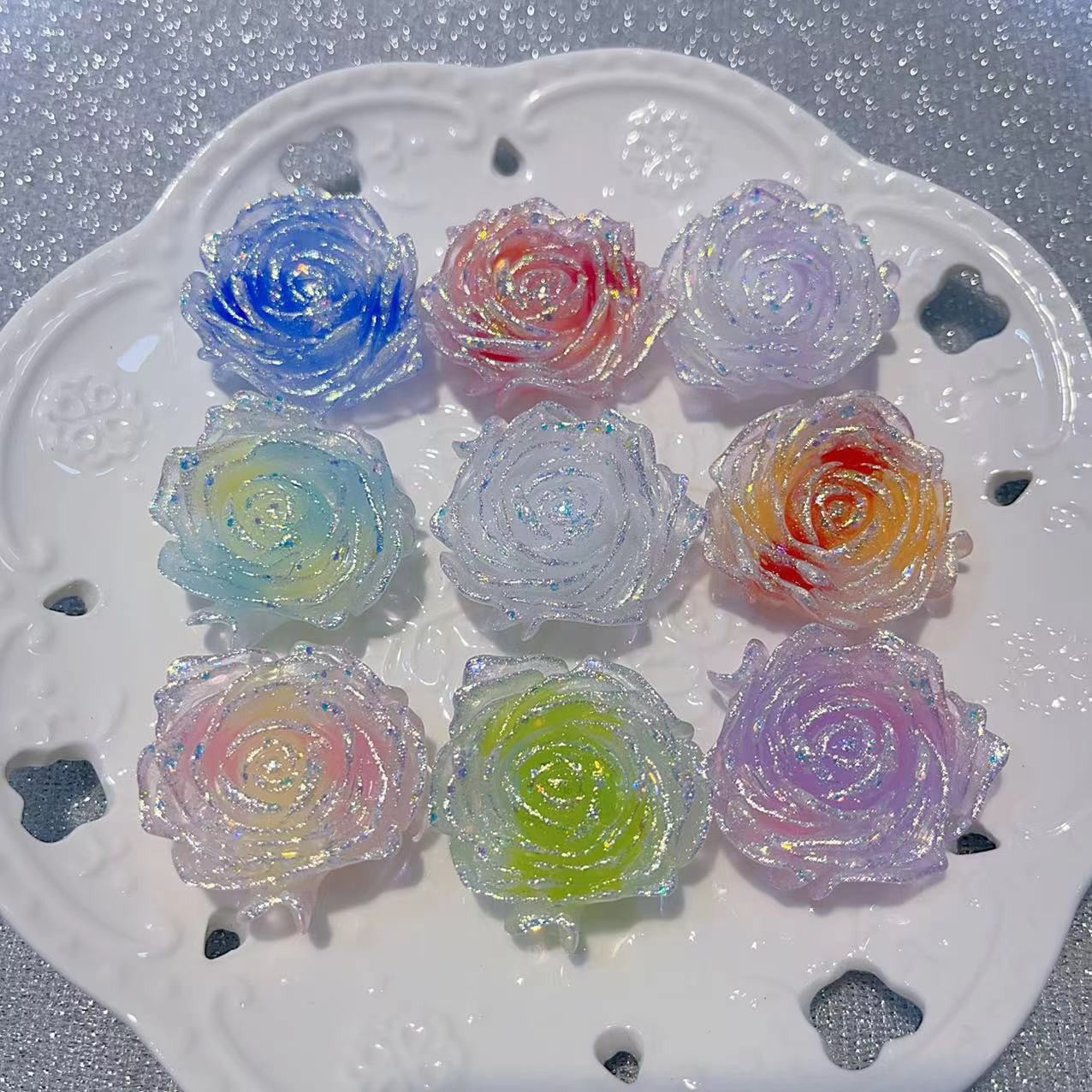 blink Luminous Rose Flower  ( 36mm )