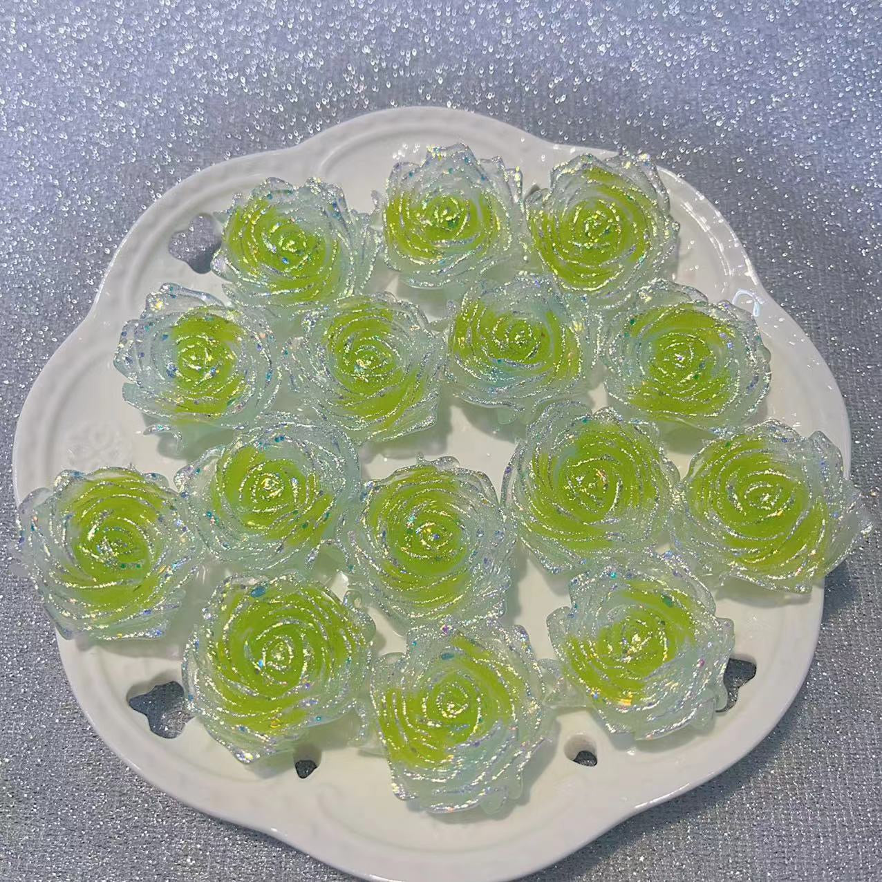 blink Luminous Rose Flower  ( 36mm )